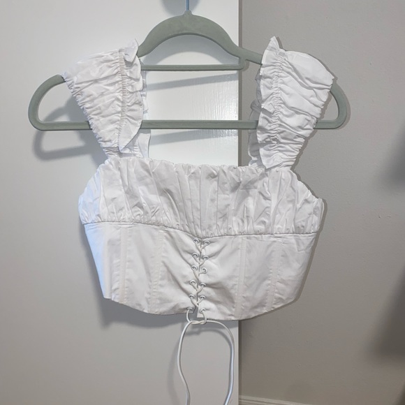 NWT Forever 21 Lace-up Corset Top - Picture 4 of 12